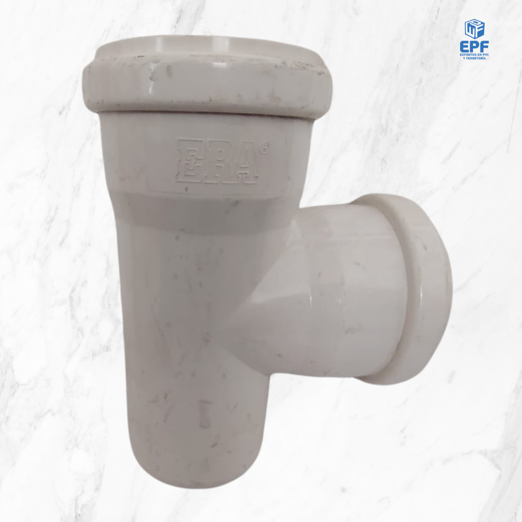 SANITARIO BLANCO TEE REDUCCION C/GOMA 75X50