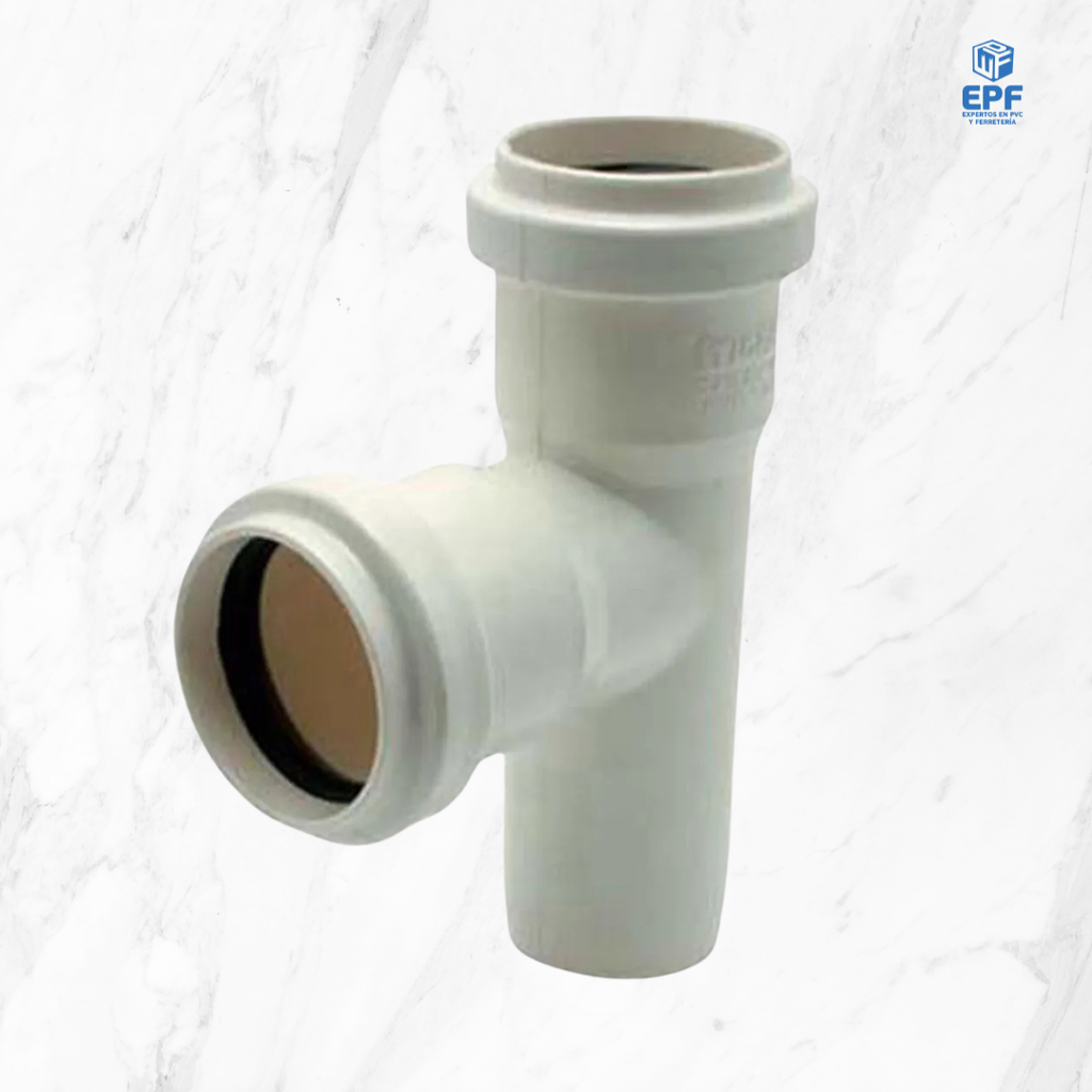 SANITARIO BLANCO TEE C/GOMA 40