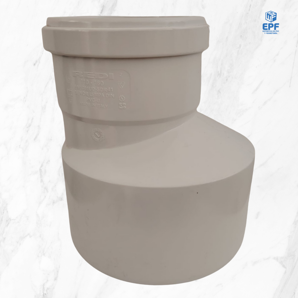 SANITARIO BLANCO REDUCCION C/GOMA 160X110