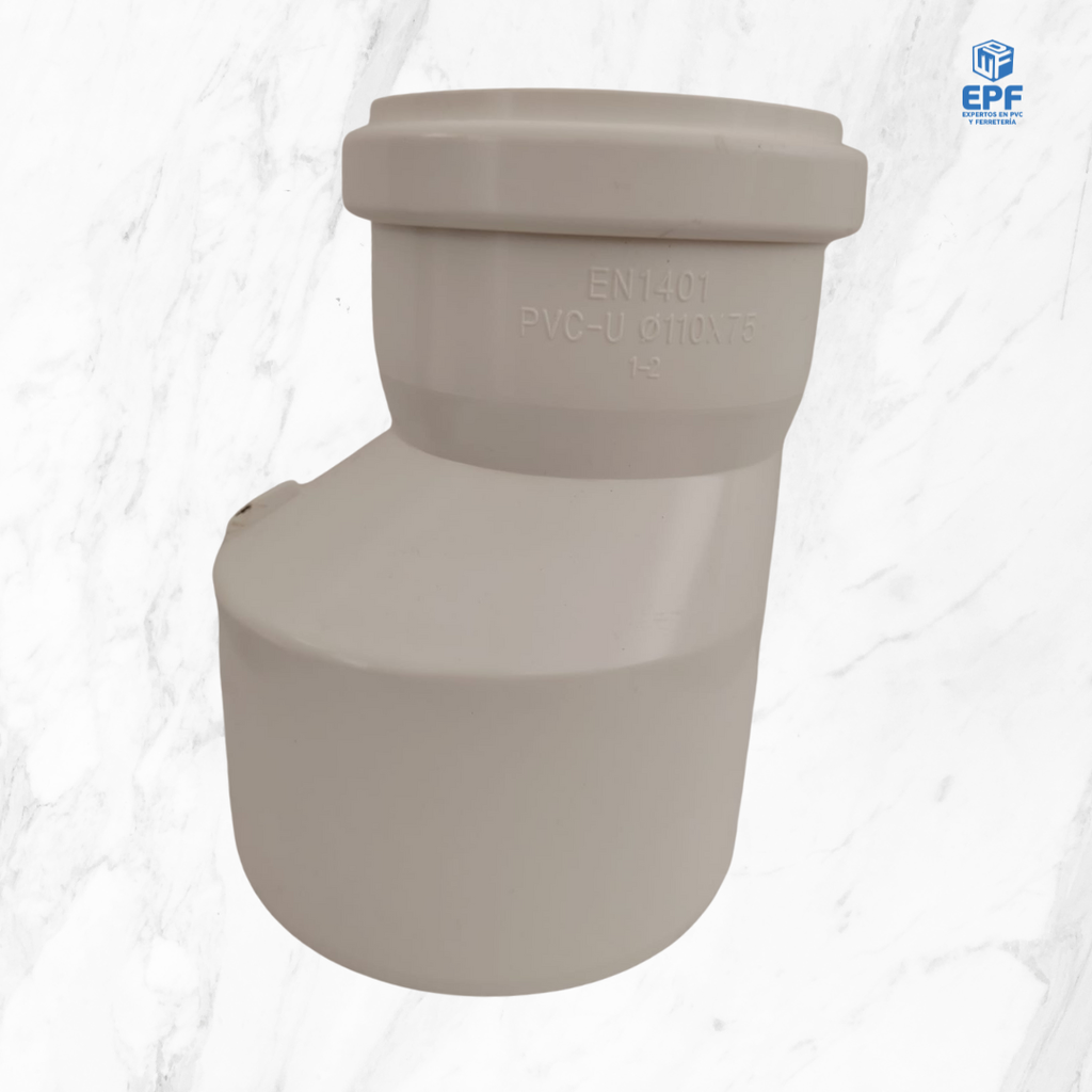 SANITARIO BLANCO REDUCCION C/GOMA 110X75