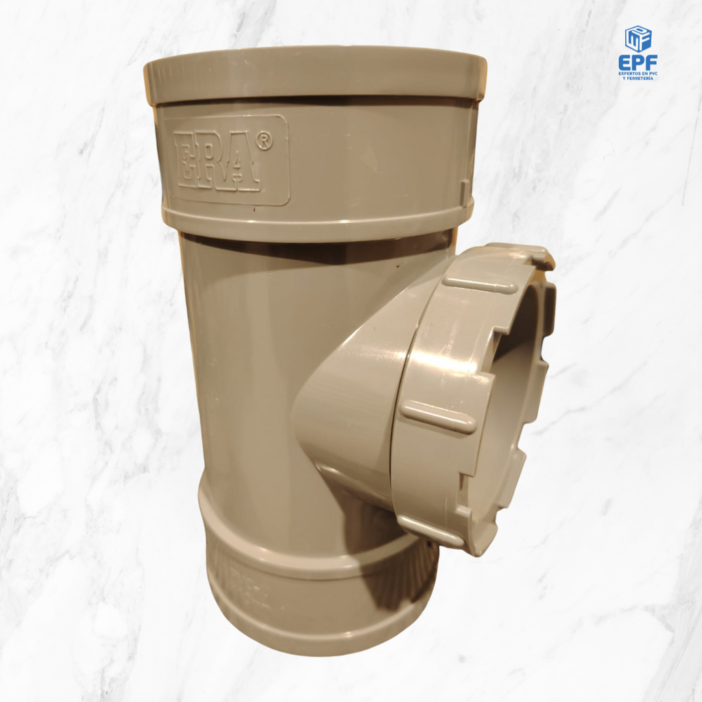 SANITARIO GRIS TEE REGISTRO CEM 110