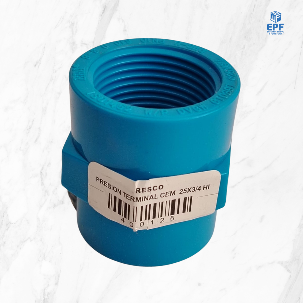PRESION TERMINAL CEM 25X3/4 HI