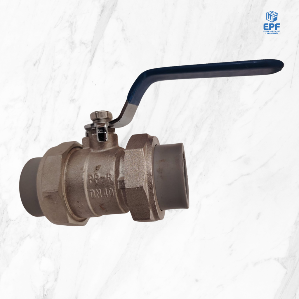 PPR VALVULA METALICA DOBLE UA 40MM