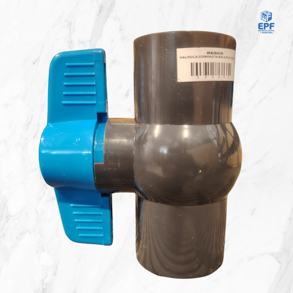 VALVULA COMPACTA BOLA PVC CEM 32