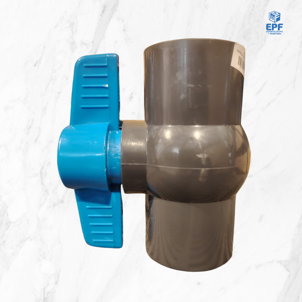 [500104] VALVULA COMPACTA BOLA PVC CEM 40