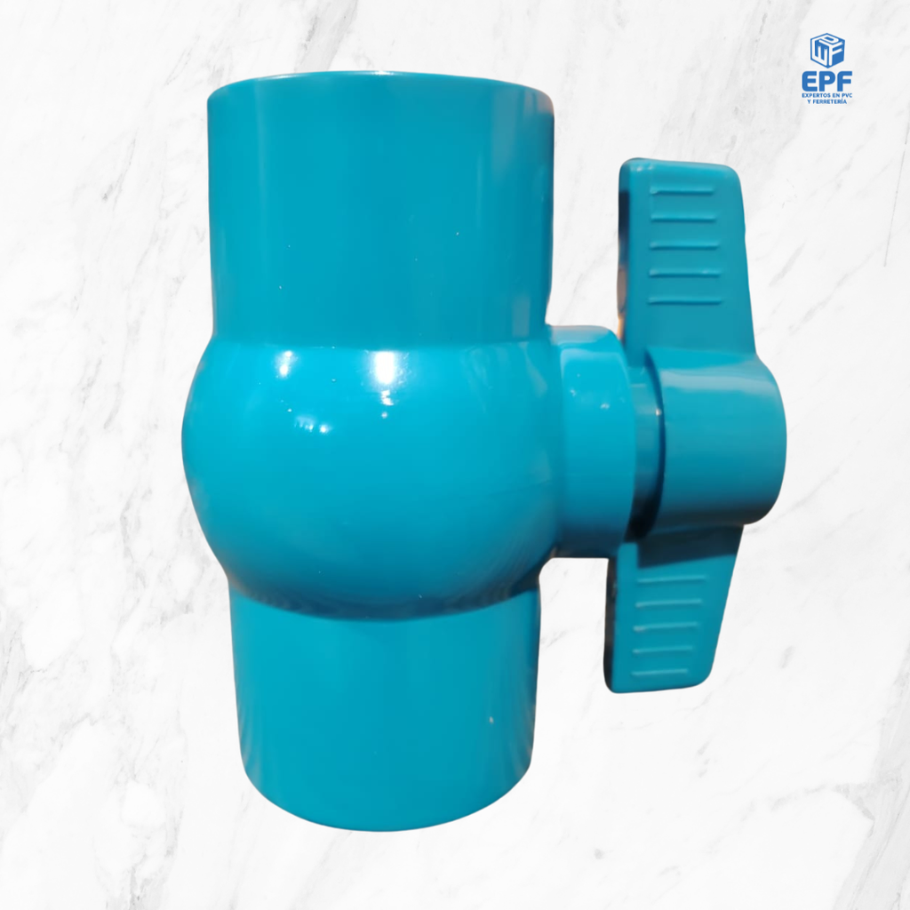 VALVULA COMPACTA BOLA PVC CEM 50