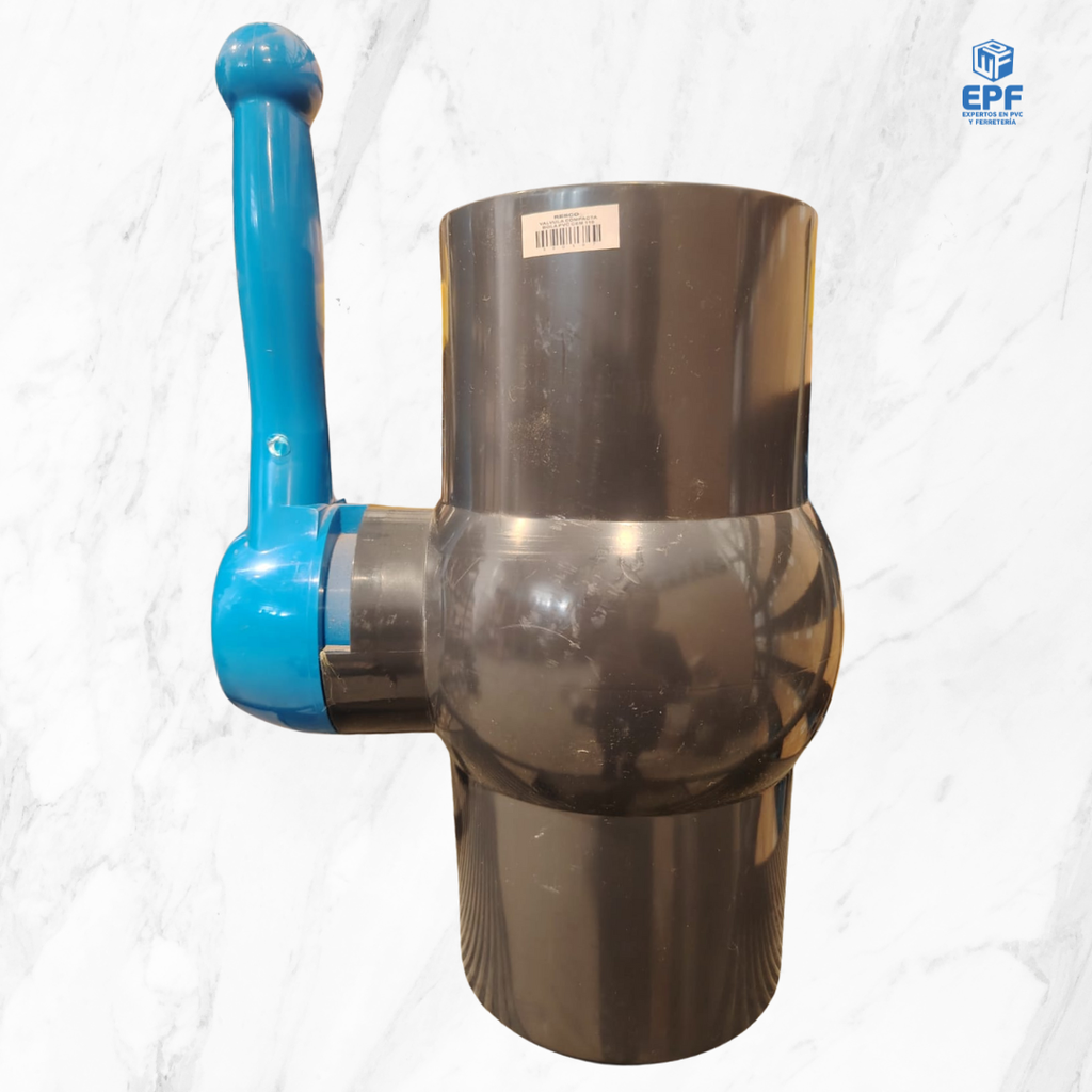 VALVULA COMPACTA BOLA PVC CEM 110