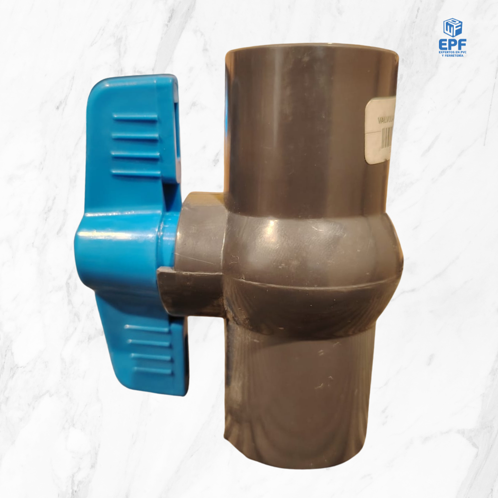 [500129] VALVULA BOLA PVC 3/4 HI