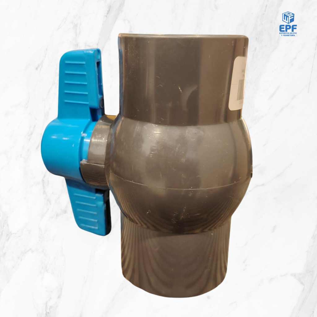 VALVULA BOLA PVC 1 1/2 HI