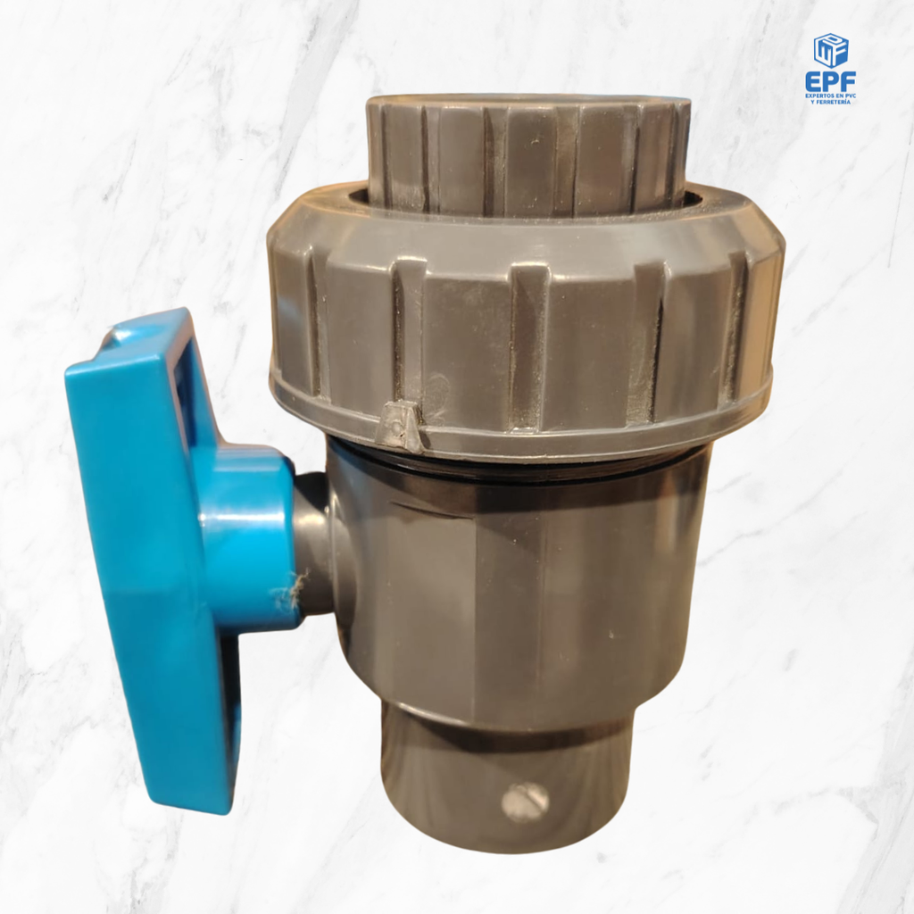 [500120] VALVULA BOLA 1 UA PVC CEM 40