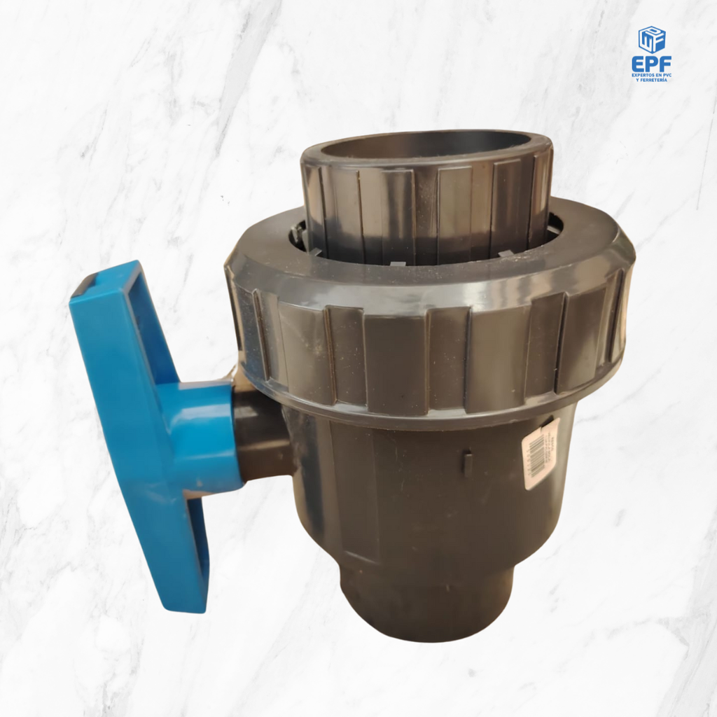 [500123] VALVULA BOLA 1 UA PVC CEM 110