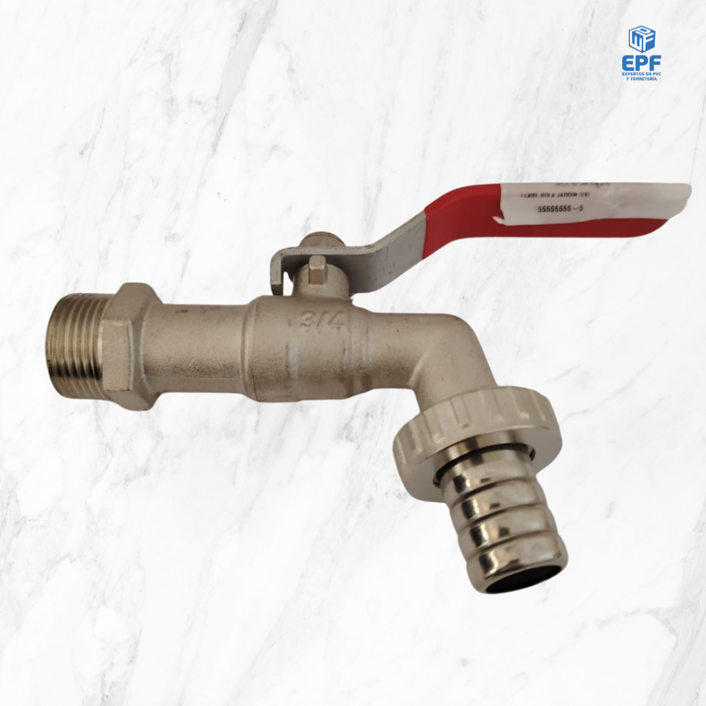 LLAVE BOLA JARDIN 3/4P