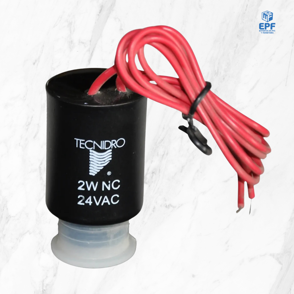 SOLENOIDE 24 VAC- 2 VIAS -NC TECNIDRO