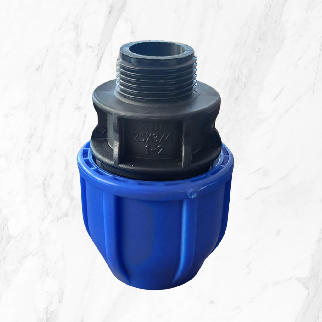 TERMINAL PLASSON HE 25X3/4 (ENLACE ROSCA MACHO)