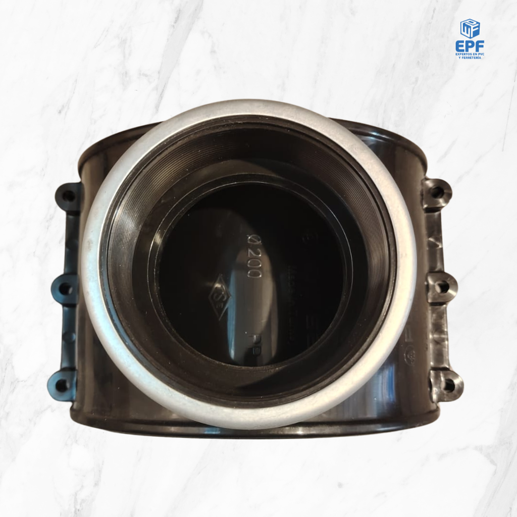 COLLARIN PP C/REFUERZO MET PN10 200X3