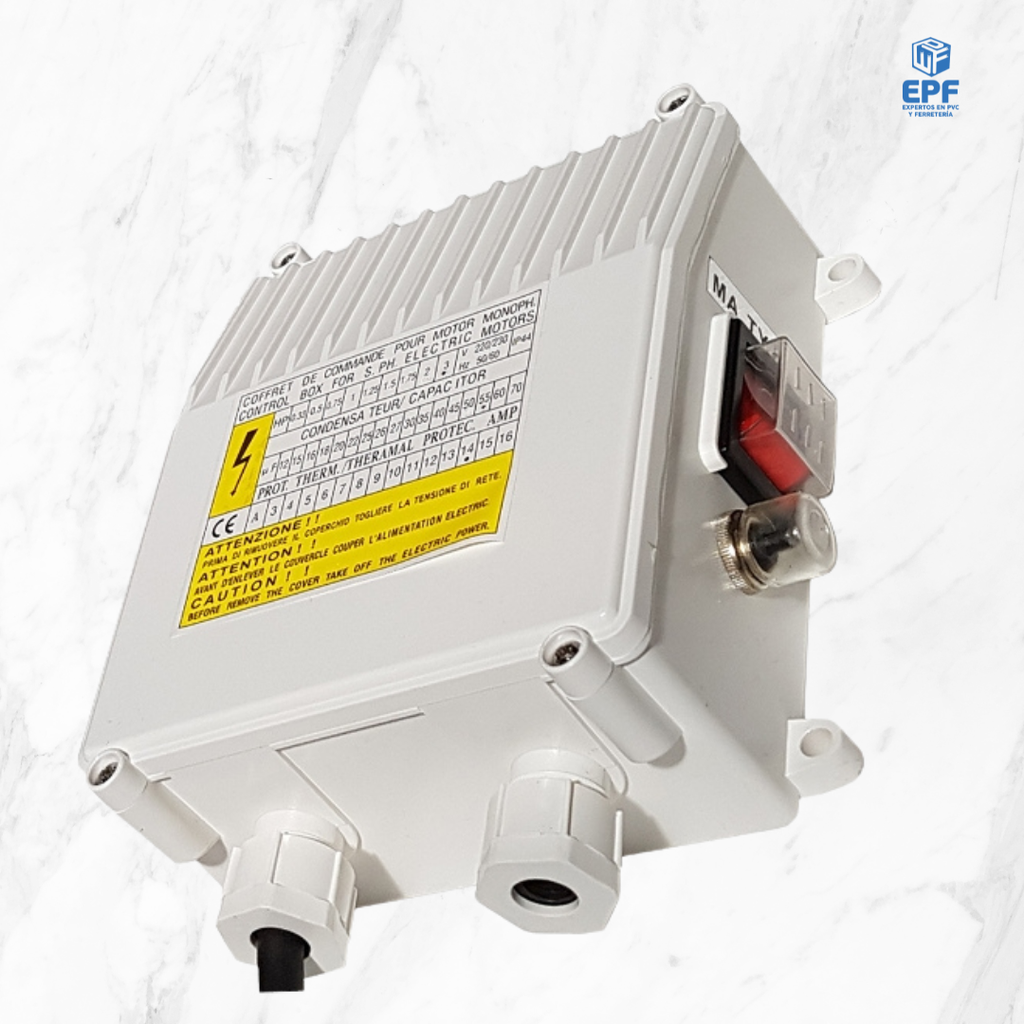 CONTROL BOX COM PSC 1,50 KW 220V KSB