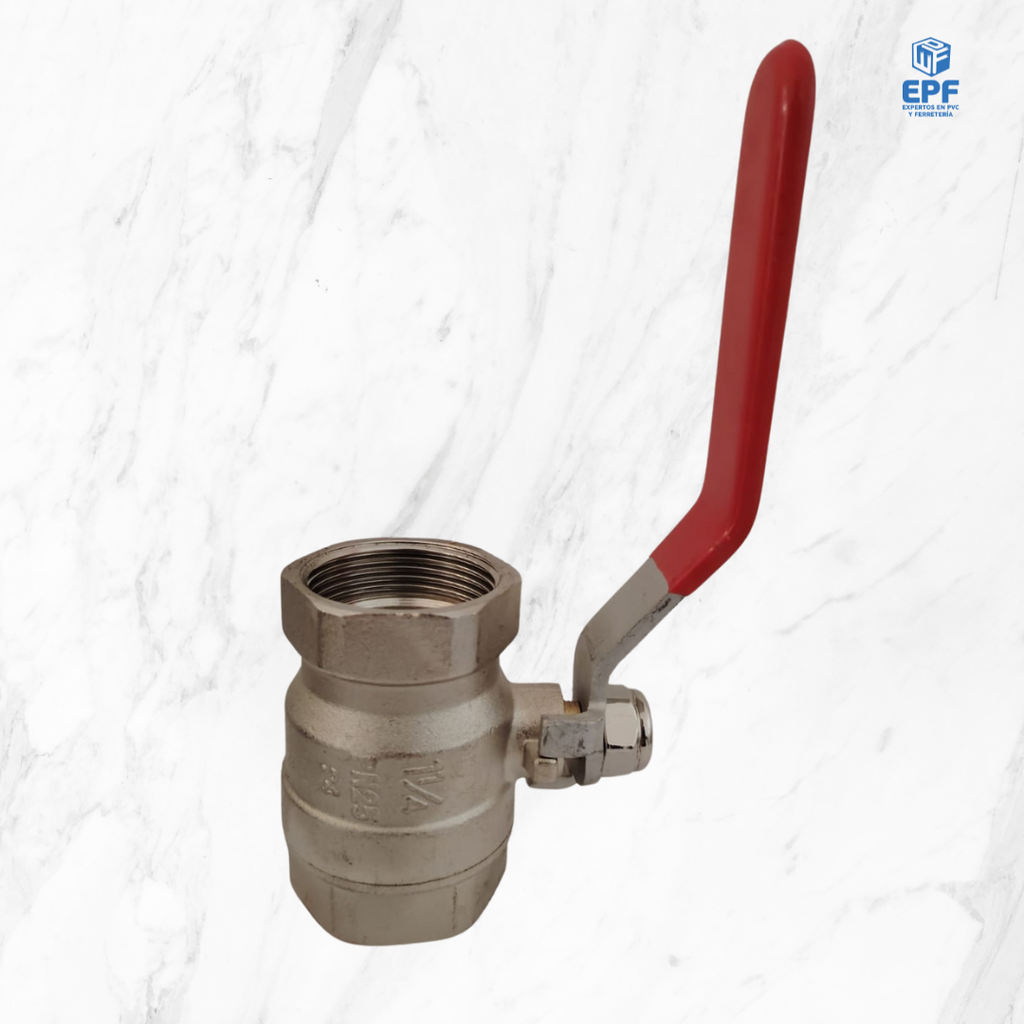 LLAVE BOLA PASO TOTAL 1 1/4P METAL HI HI