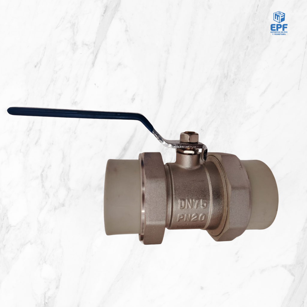PPR VALVULA METALICA DOBLE UA 75MM