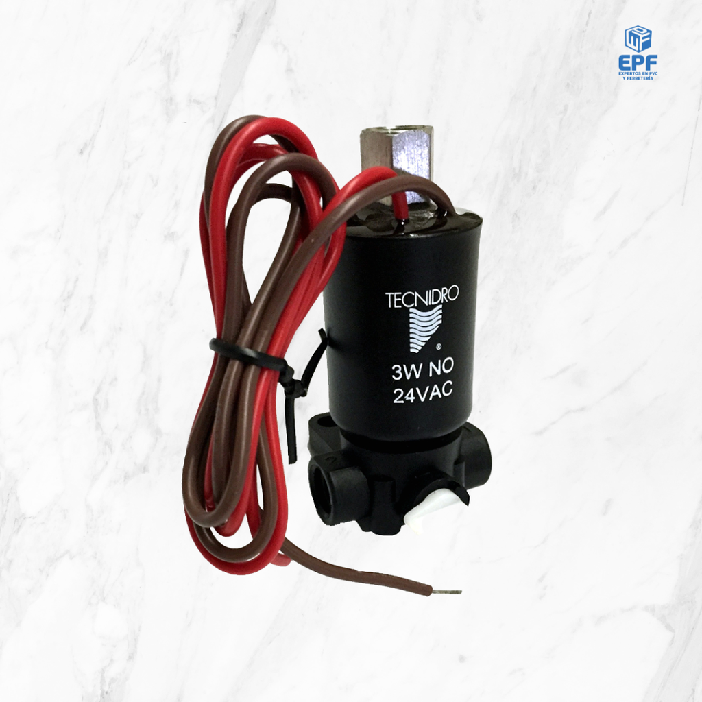 SOLENOIDE 24 VAC 3 VIAS NO- TECNIDRO 