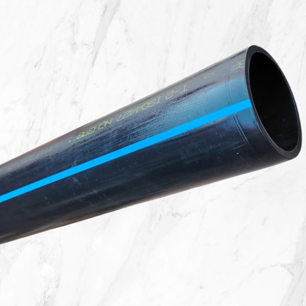TUBO HDPE PN10 PE100 75MM T6 MTS