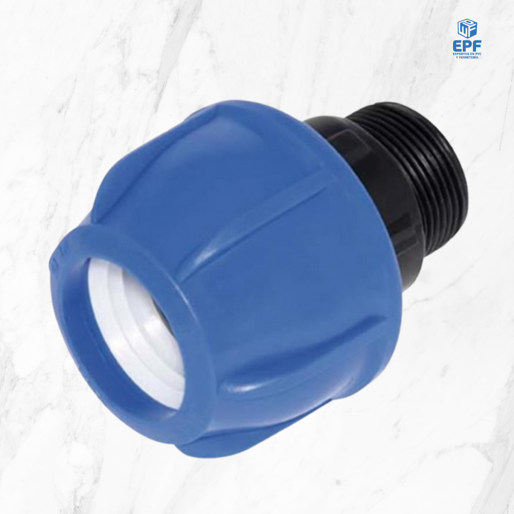 TERMINAL PLASSON40-1 1/4 HE (ENLACE ROSCA MACHO)