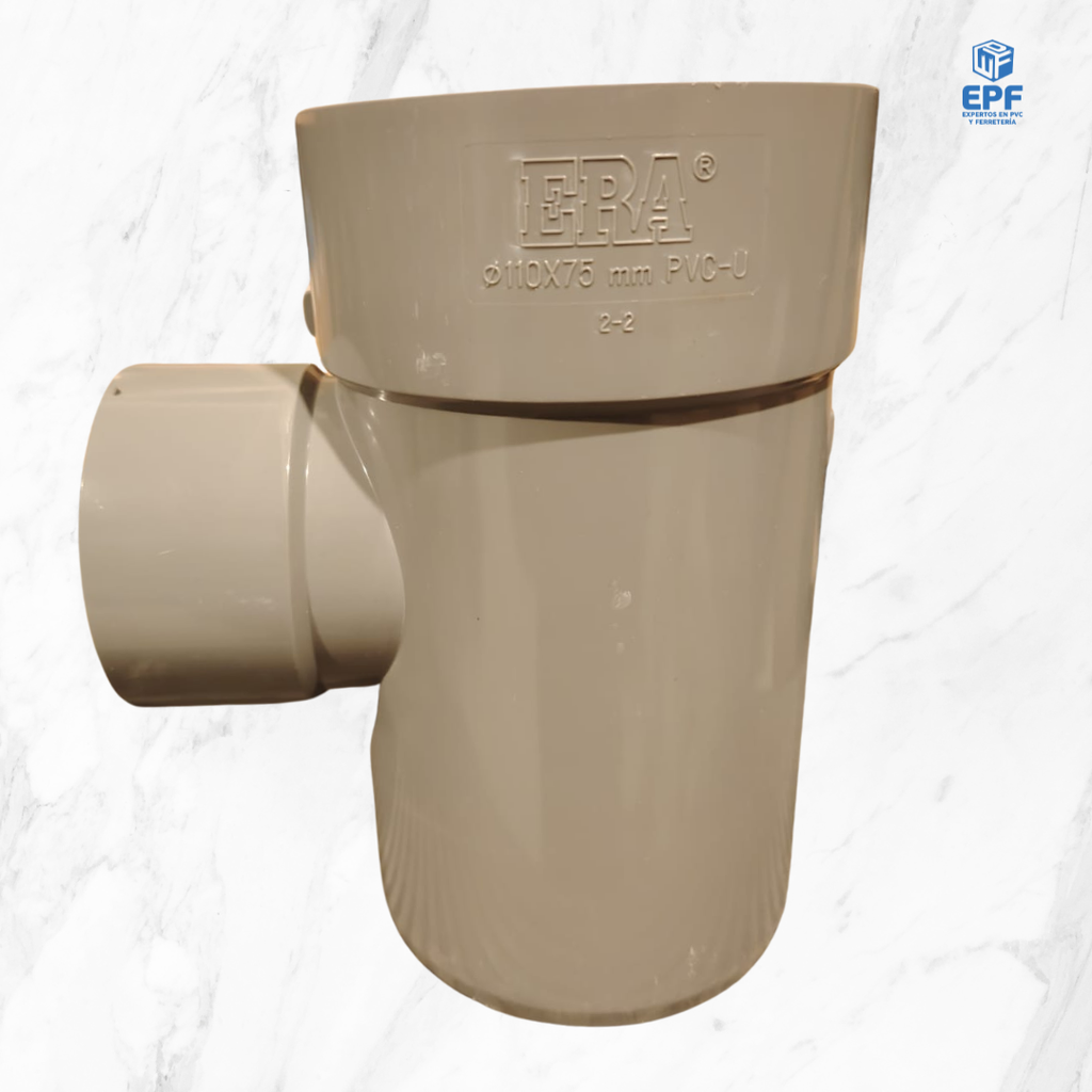 SANITARIO GRIS TEE REDUCCION 110X75