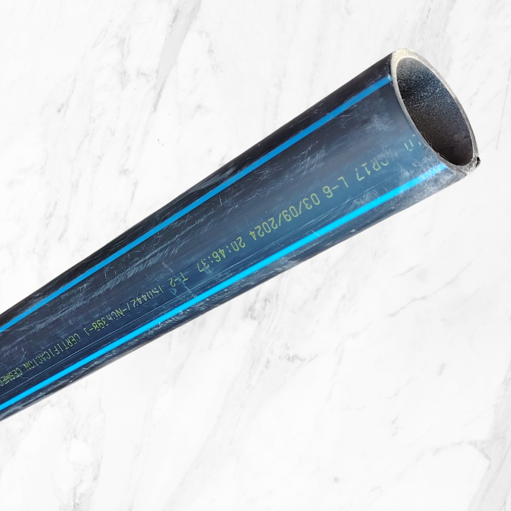 TUBO HDPE PN10 PE100 63MM T6MT