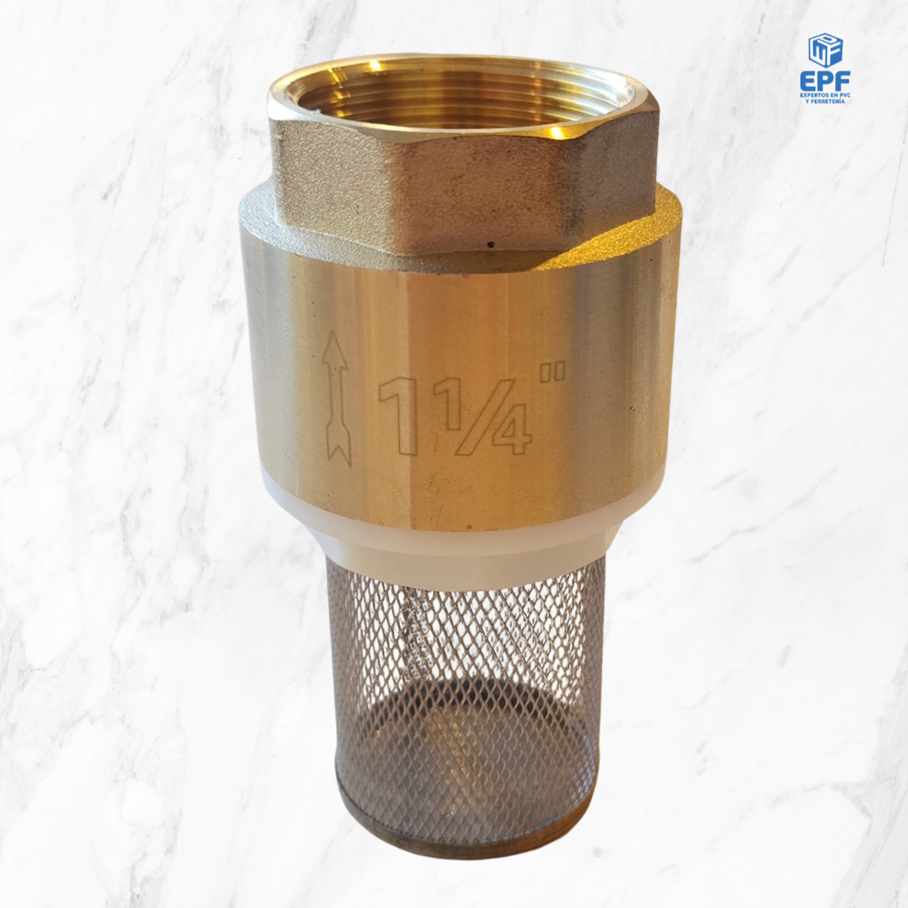 VALVULA DE PIE 1 1/4P 