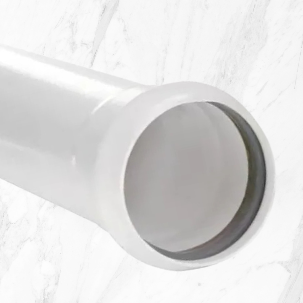 [1500120] TUBO SANITARIO BLANCO 160MM (6 MTS) C/GOMA