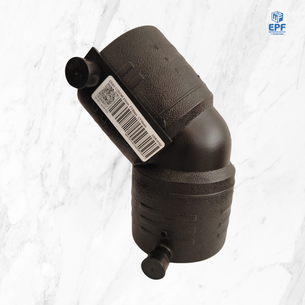 HDPE EF CODO 63X45° PN16