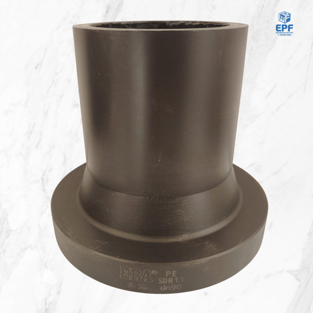 [1300168] HDPE TERMO STUB END 90 PN16