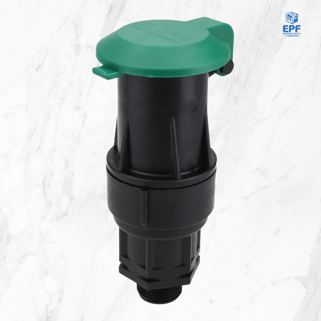 VALVULA DE ACOPLE RÁPIDO PLASTICO 3/4