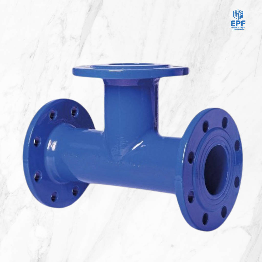 [800501] TEE FIERRO CONEXION BRIDA 300MM