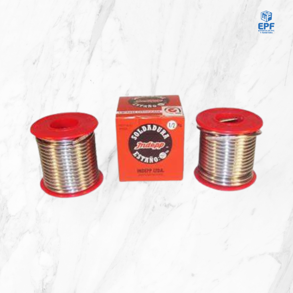 SOLDADURA ESTAÑO 1.6MM CARRETE 1/2 KILO INDEPP