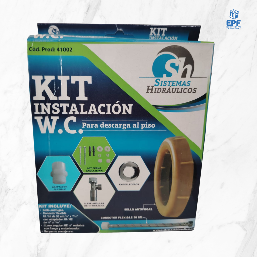[41002] KIT INSTALACION WC I (1X30)