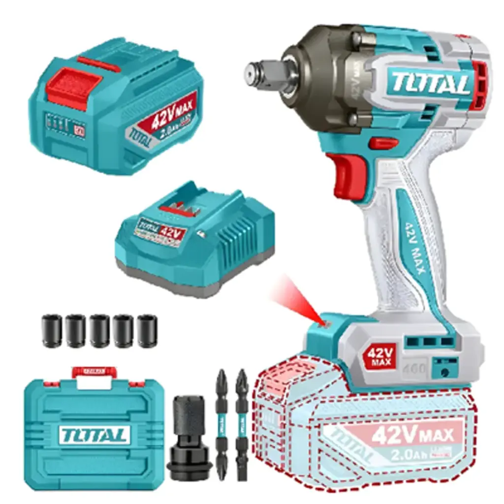 KIT TALADRO IMPACTO + LLAVE TOTAL