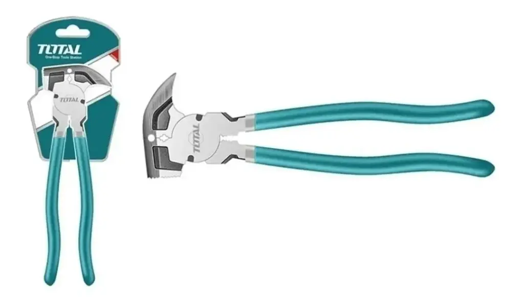 TOTAL - Alicate Estanciero Para Cercas Alambre Púas 250 Mm