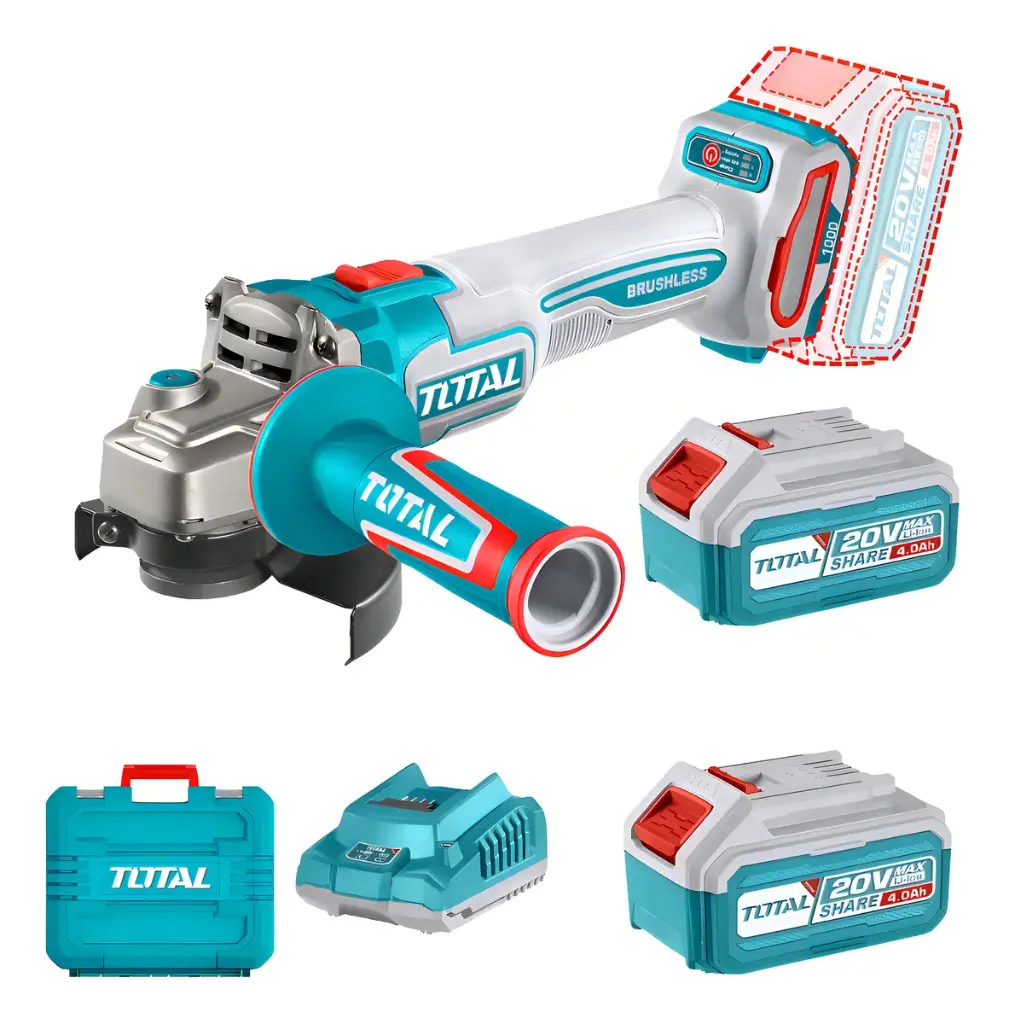 TOTAL - Amoladora Esmeril 4 1/2 1000w Sin Carbones 