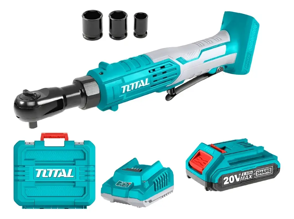 TOTAL - Llave Chicharra Total 20v 3/8 65nm Bat +carg 