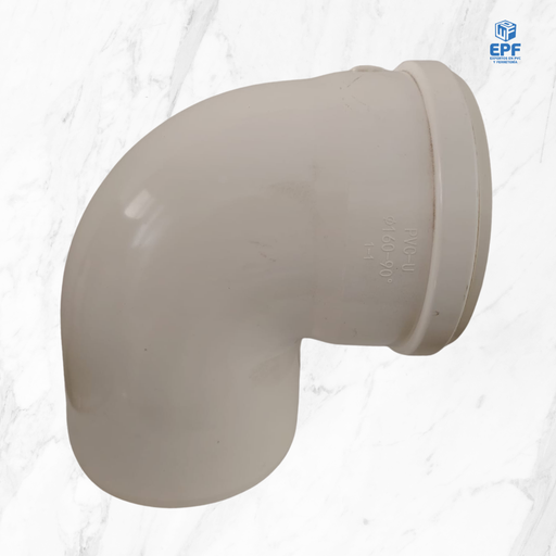 [100101] SANITARIO BLANCO CODO C/GOMA 160X90