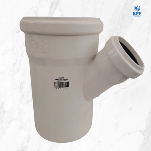 [100138] SANITARIO BLANCO VEE REDUCCION C/GOMA 110X50