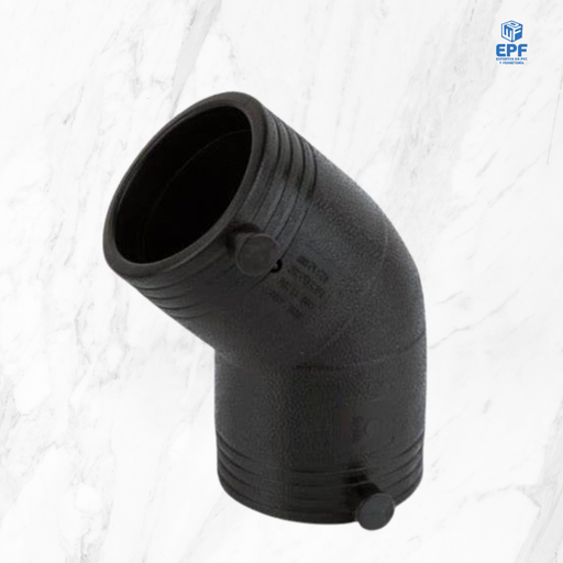 [4010410] CODO 45 ELECTRO PE 100 PN16 63MM IMP