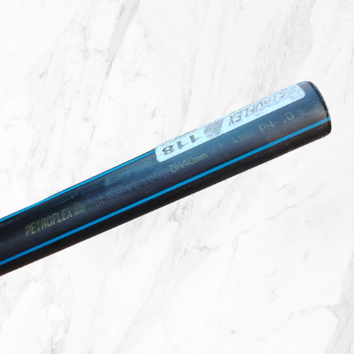 [1400148] TUBO HDPE PN10 PE100 40MM T6 MTS