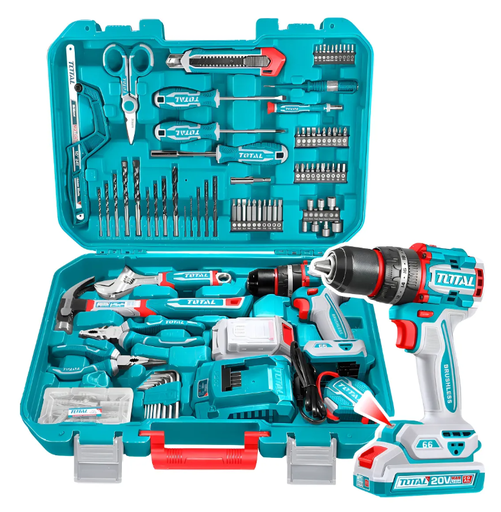 [THKTHP11652] TOTAL KIT Taladro Percutor Atornillador Inalámbrico Total Thkthp11652 
