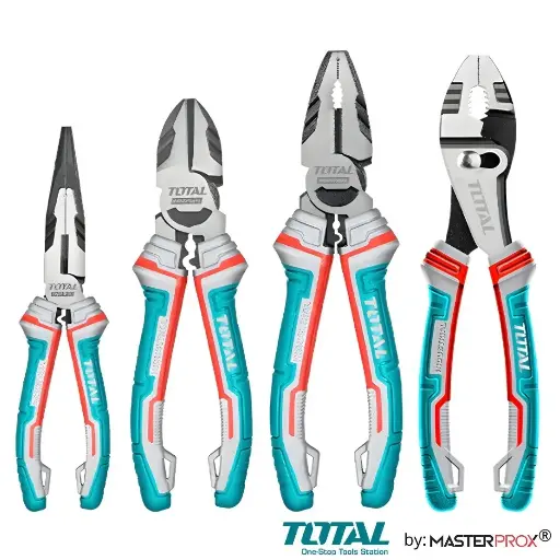 [THT2K0488] TOTAL - Set 4 Alicates Cromo Vanadio